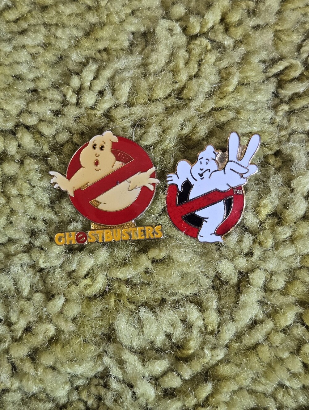 Vintage Ghostbusters Promo Pins